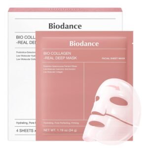 collagen mask box and packet with hydrogel sheet
