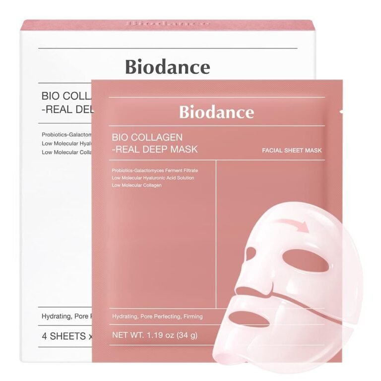 BIODANCE Collagen Mask Review: Is the $19 Viral K-Beauty Hit Worth It? 4 collagen mask box and packet with hydrogel sheet