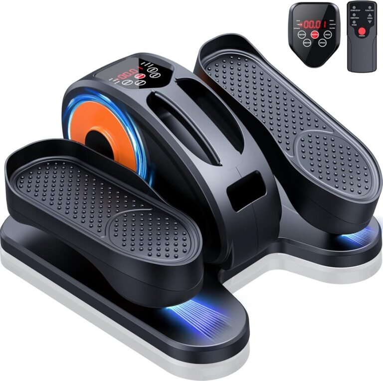 Under Desk Elliptical Review: 5 Proven Reasons Sitting Still Isn't the Answer 2 GUGTTR under desk elliptical with digital display and remote control