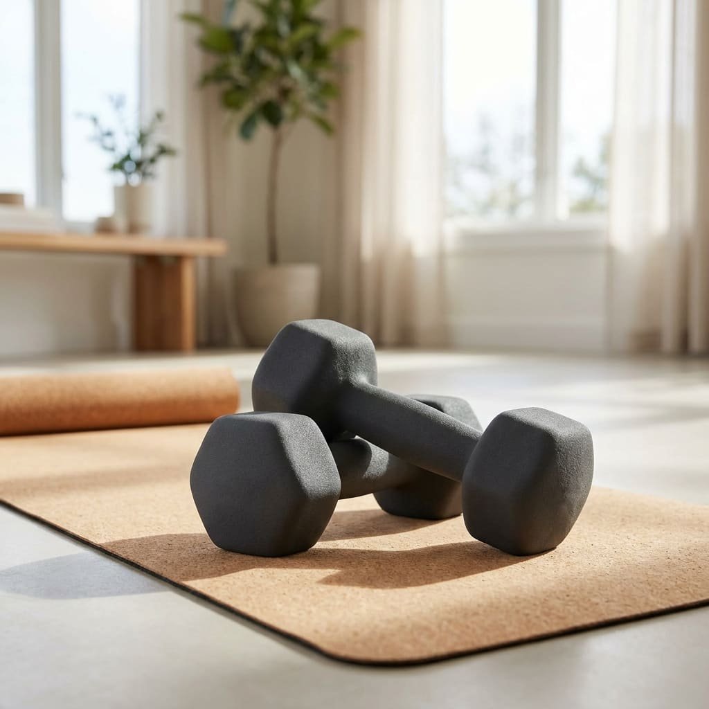 light dumbbells neoprene pair for home workout