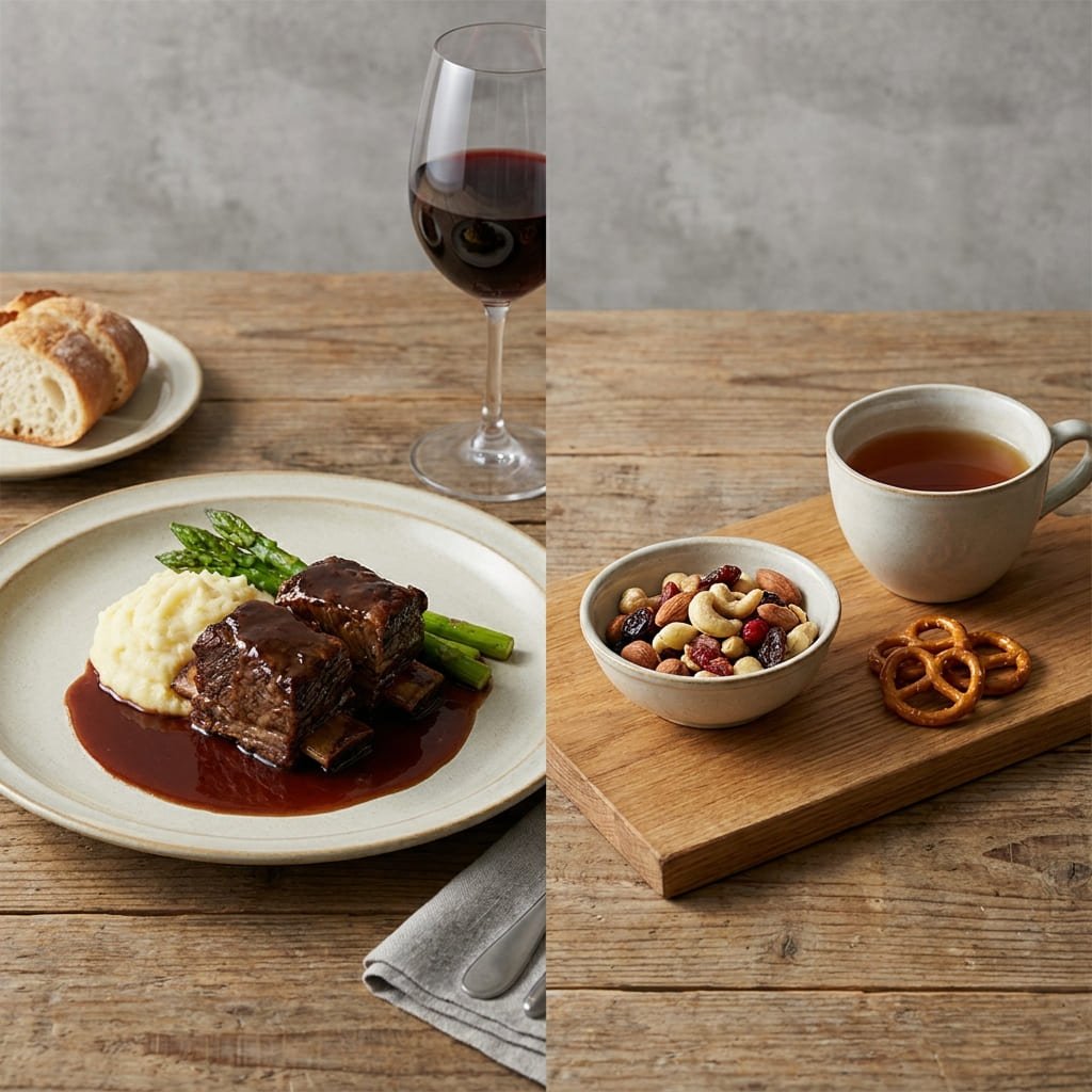 Calorie Estimation: The Proven Reason Bigger Meals Trick You by 40% 2 restaurant meal portion size compared to small snack calorie estimation