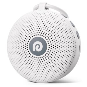portable white noise machine with clip attachment